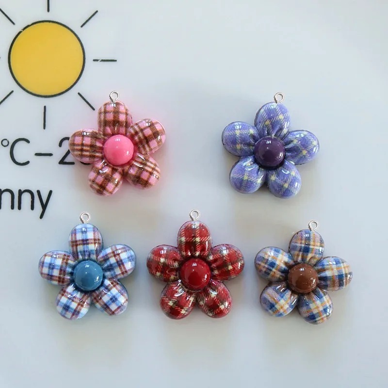 Resin Art Resin - 10Pcs Liontin Resin Bunga Manis Untuk