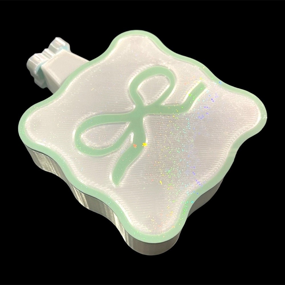 Resin Art Tray - Baki Lukisan Berlian DIY Bentuk Pita