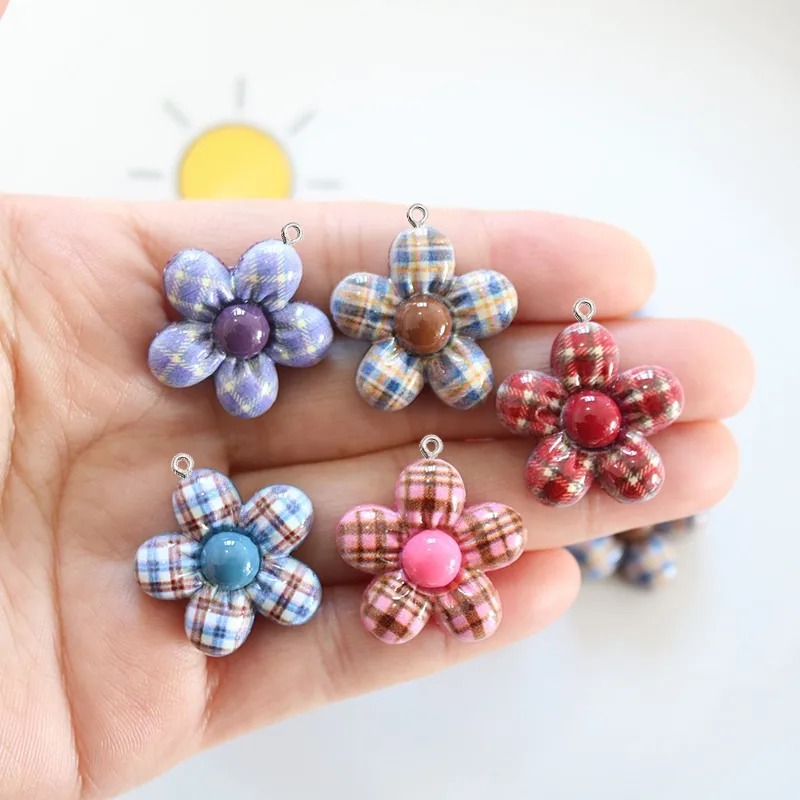 10Pcs Liontin Resin Bunga Mani - Resin Art Resin ulasan dan harga
