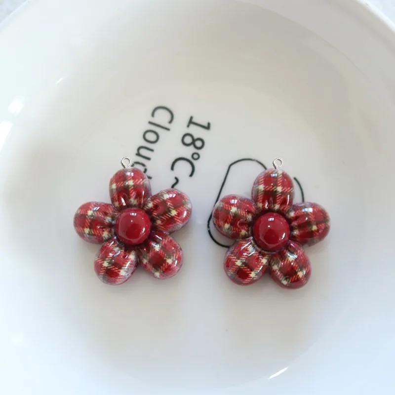 10Pcs Liontin Resin Bunga Mani - Resin Art Resin ulasan dan harga