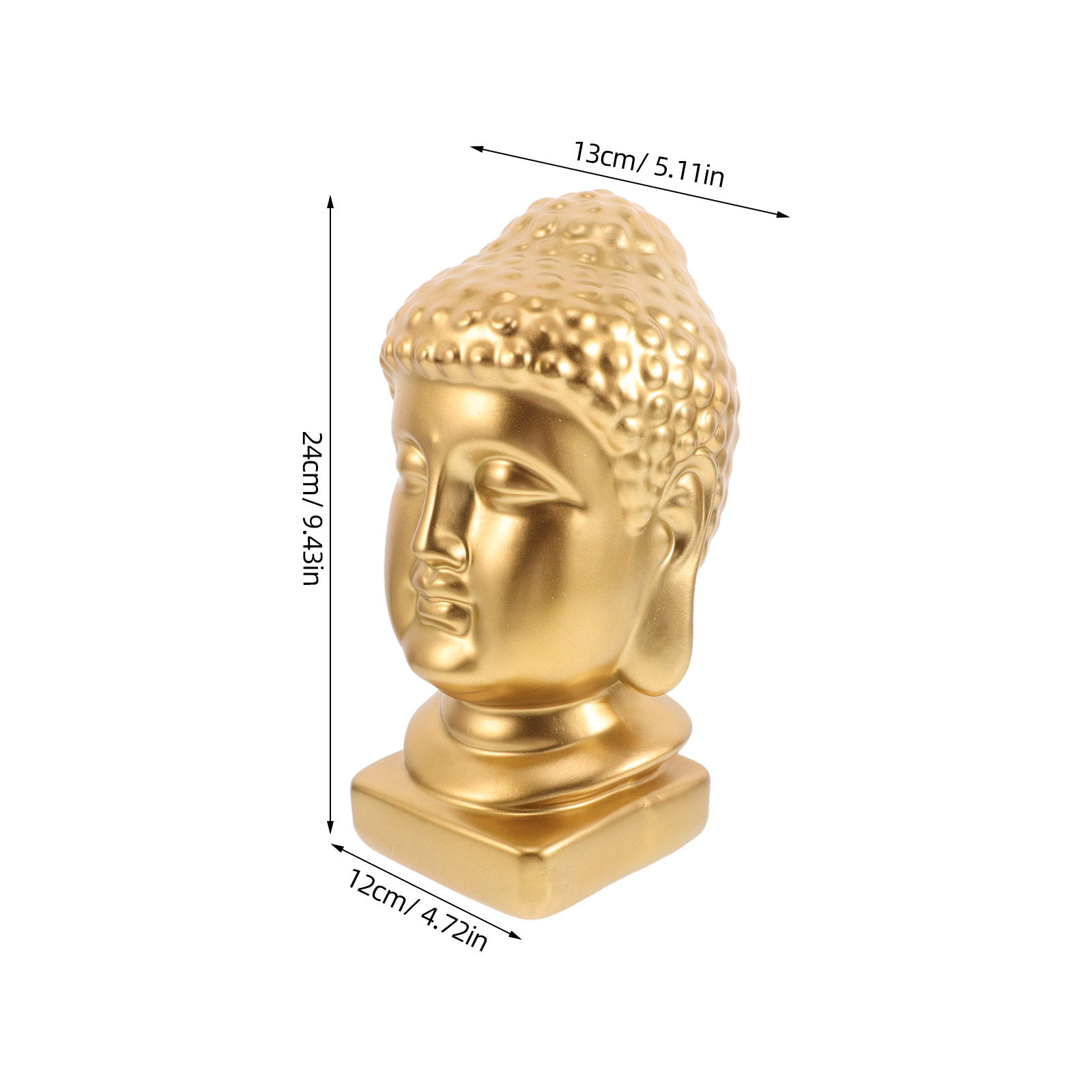 Patung Kepala Buddha Resin, Pa - Resin Art Resin ulasan dan harga