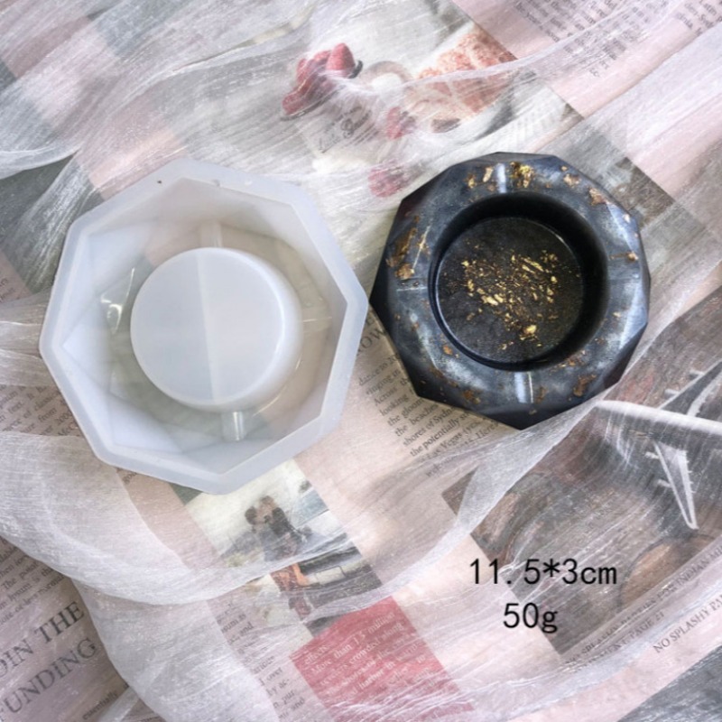 Cetakan Asbak Silikon Cetakan  - Resin Art Tray ulasan dan harga