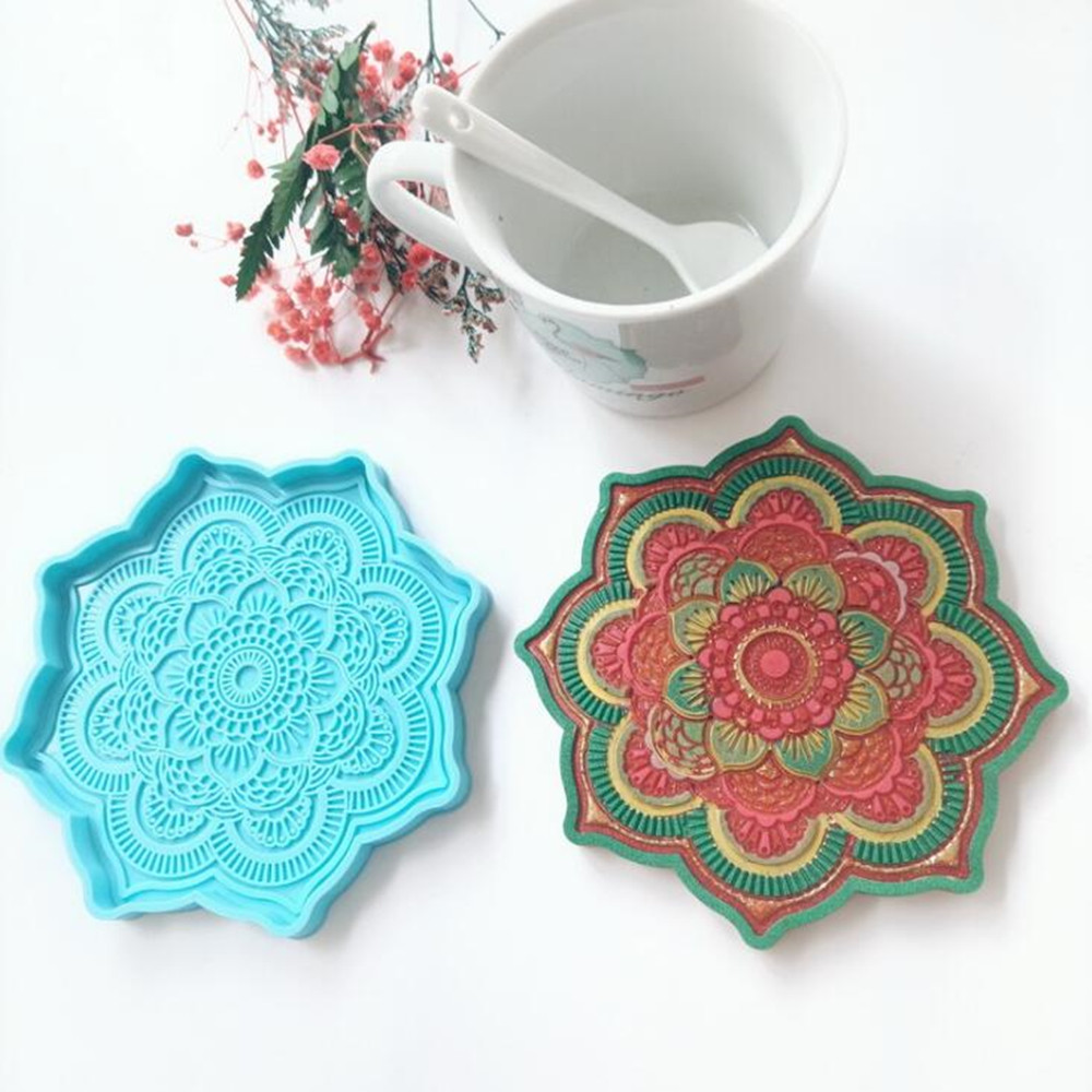 Cetakan Silikon Mandala Coaste - Resin Art Tray ulasan dan harga