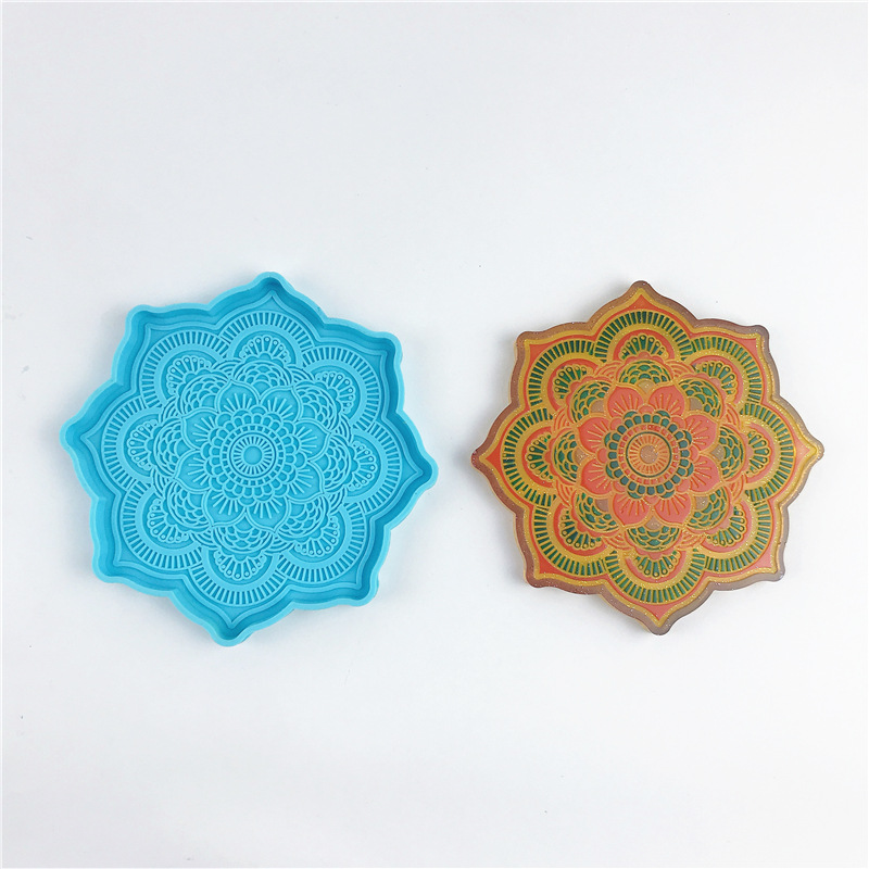 Cetakan Silikon Mandala Coaste - Resin Art Tray ulasan dan harga