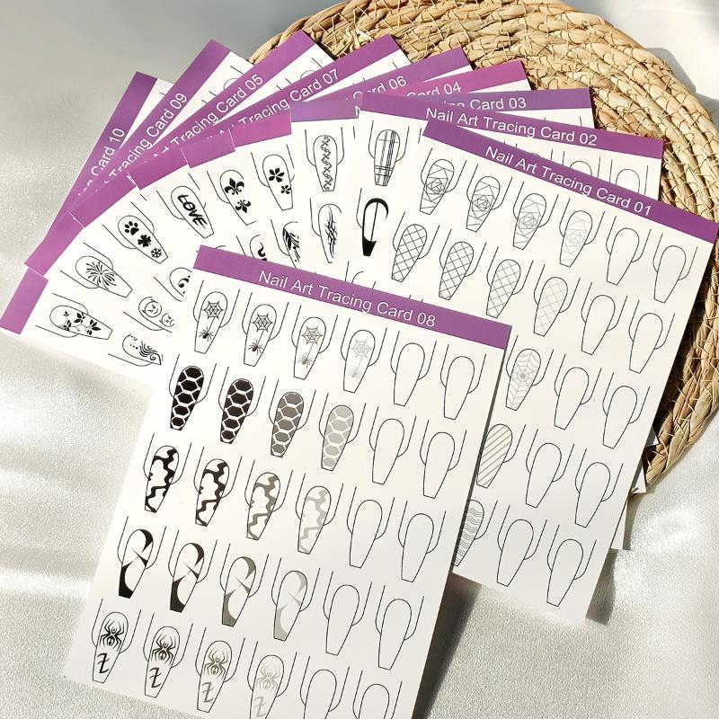 Kertas Latihan Gambar Nail Art - Resin Art Training ulasan dan harga