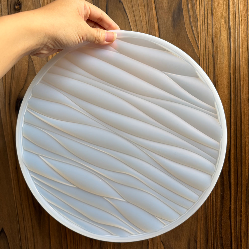 Cetakan Silikon Nampan Bulat B - Resin Art Tray ulasan dan harga