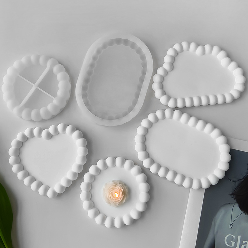 Cetakan Silikon Oval Awan Geom - Resin Art Tray ulasan dan harga