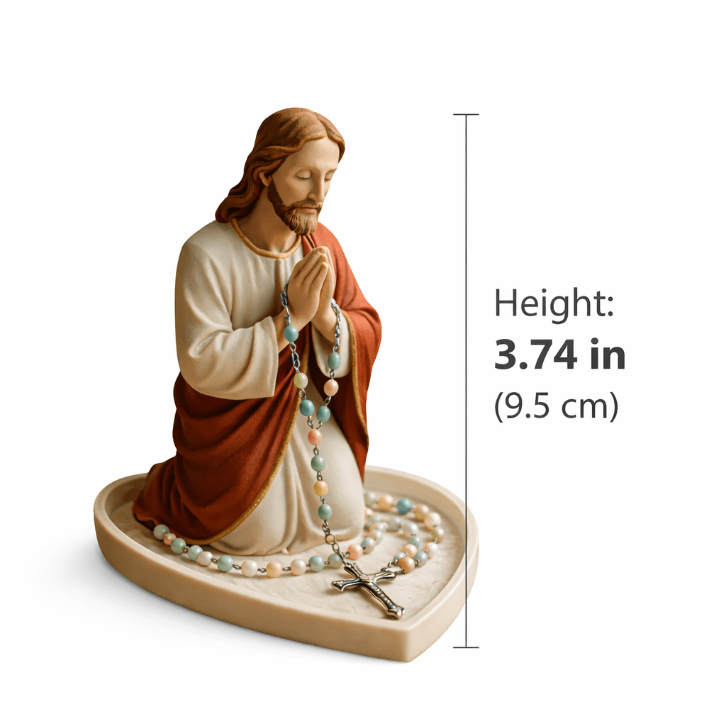Tempat Patung Yesus Bunda Mari - Resin Art Tray ulasan dan harga