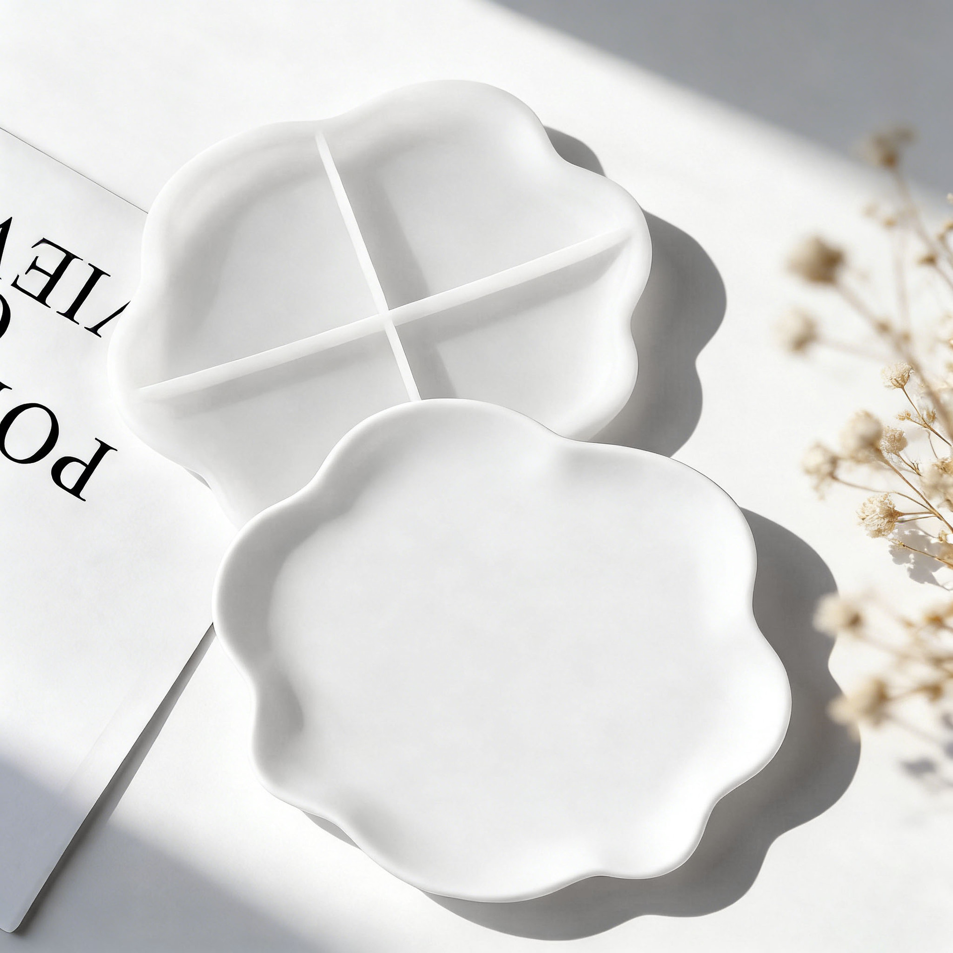 Cetakan Silikon DIY untuk Tata - Resin Art Tray ulasan dan harga