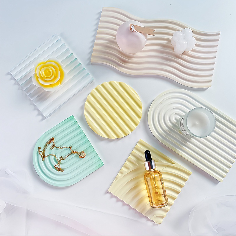 Cetakan Baki Gelombang Bergari - Resin Art Tray ulasan dan harga