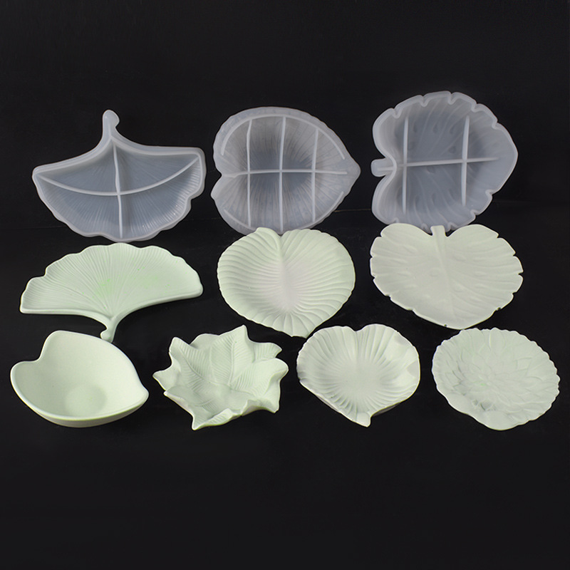 Cetakan Piring Daun DIY Semen  - Resin Art Tray ulasan dan harga
