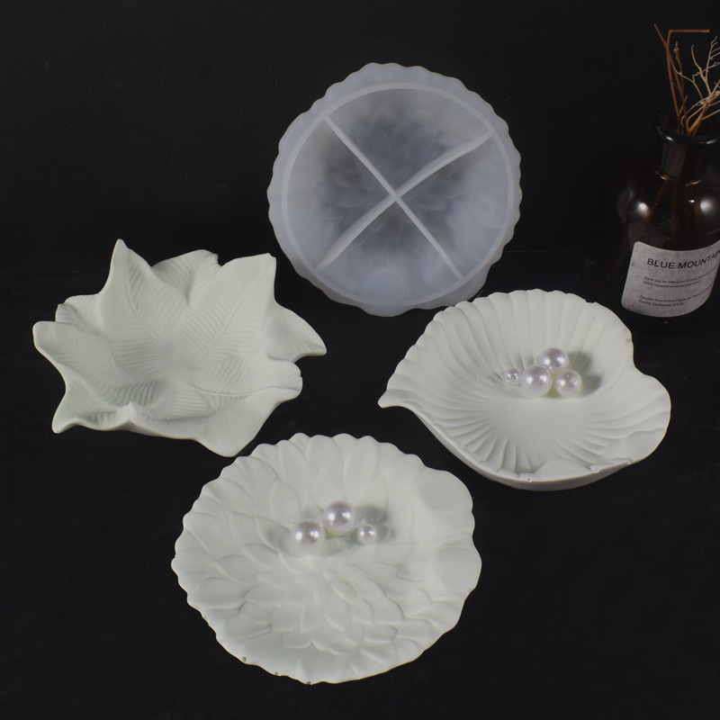 Cetakan Piring Daun DIY Semen  - Resin Art Tray ulasan dan harga