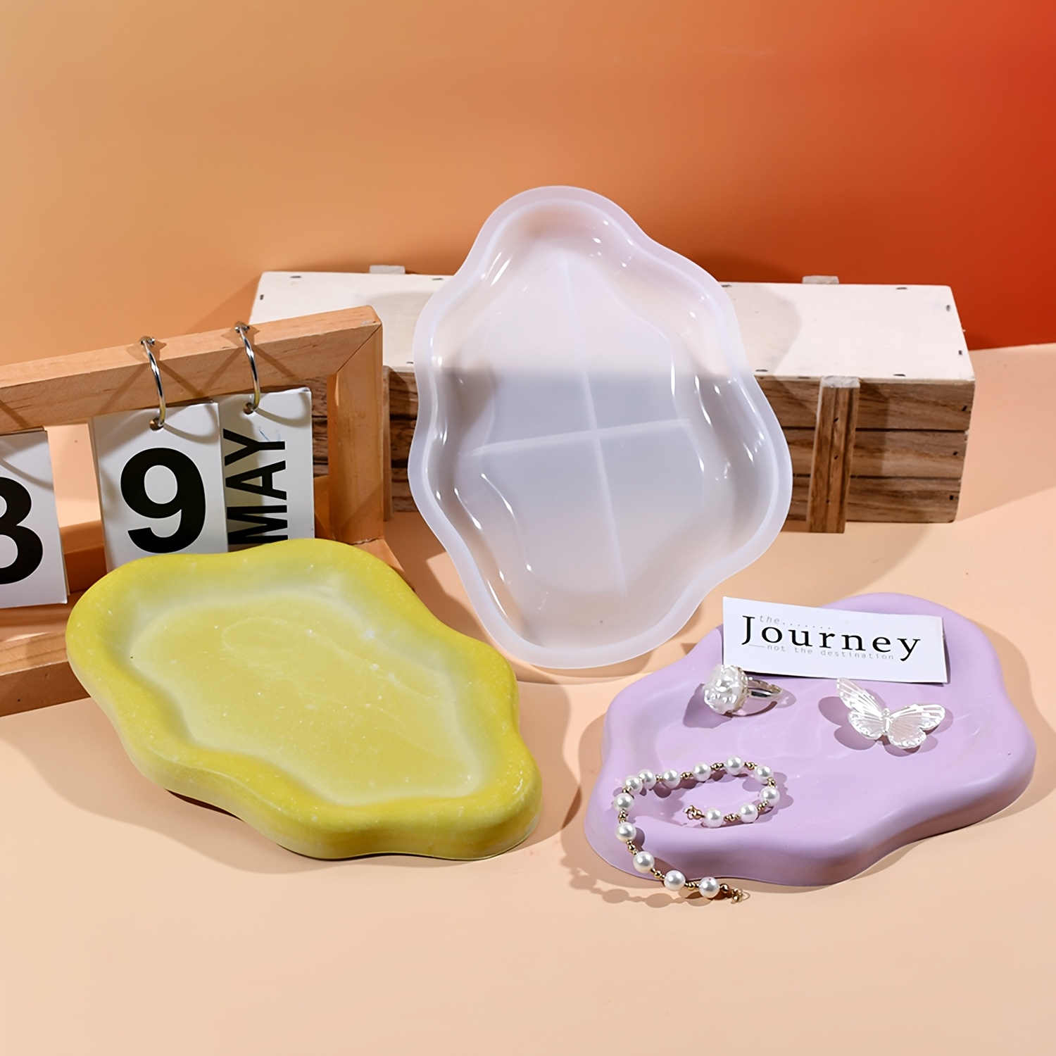 Cetakan Resin Nampan Hati Ceta - Resin Art Tray ulasan dan harga