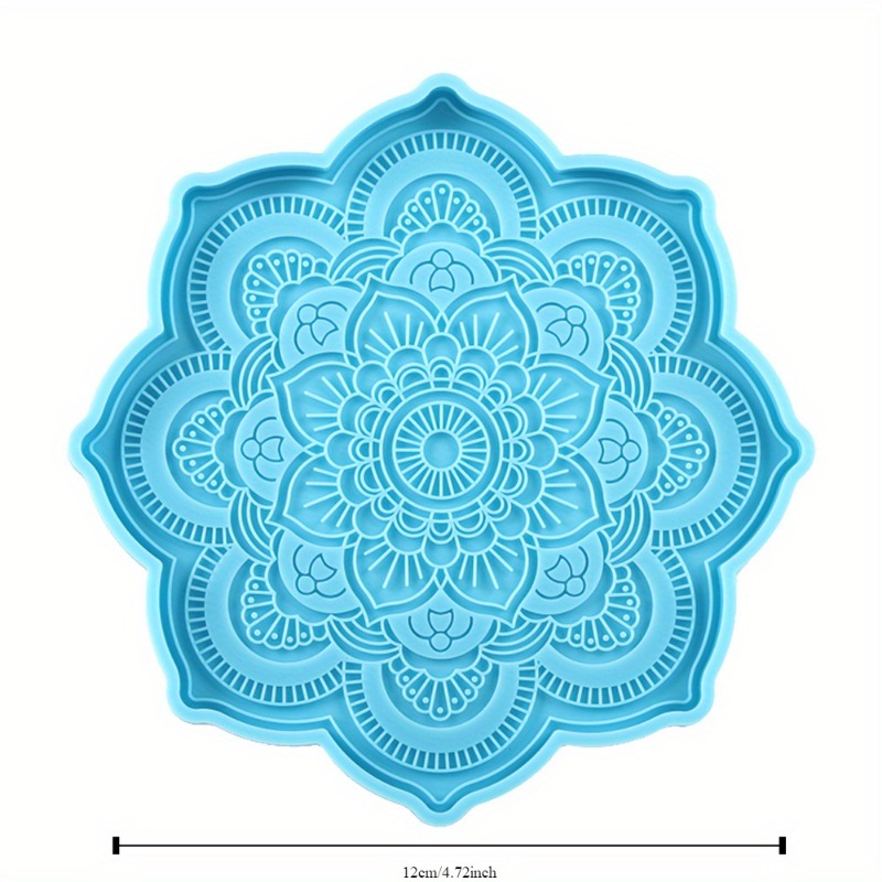 Mandala Coaster cetakan siliko - Resin Art Tray ulasan dan harga