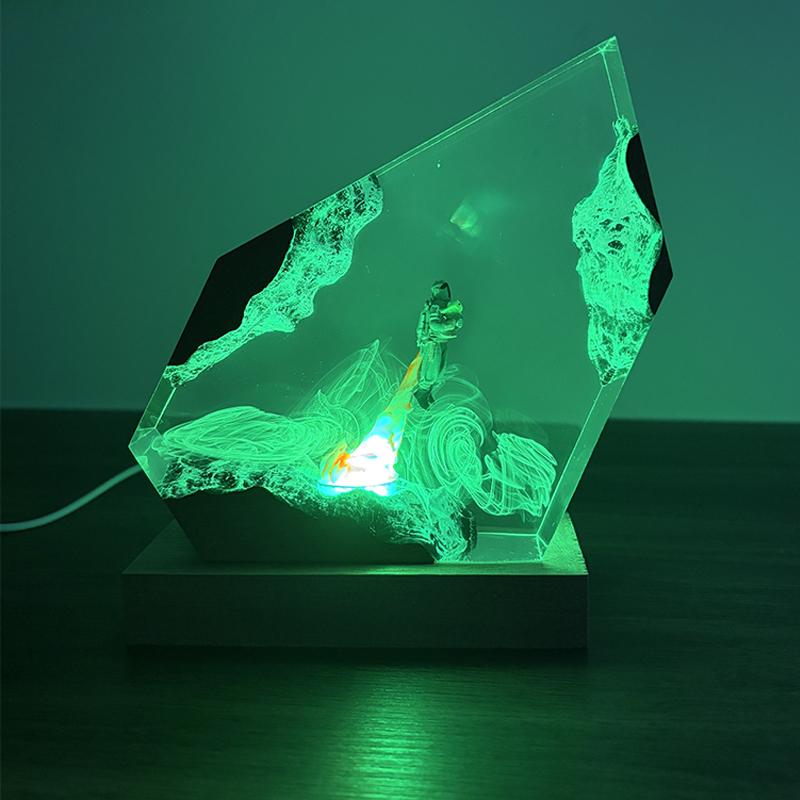 Lampu Meja Resin Figur Anime S - Resin Art Resin ulasan dan harga