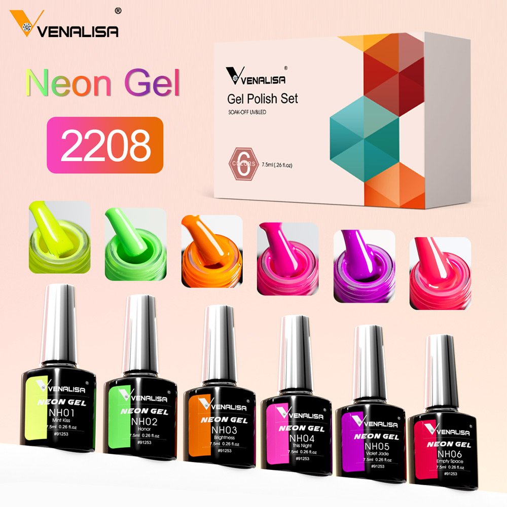 VENALISA Kit Cat Kuku Gel Neon - Resin Art Training ulasan dan harga