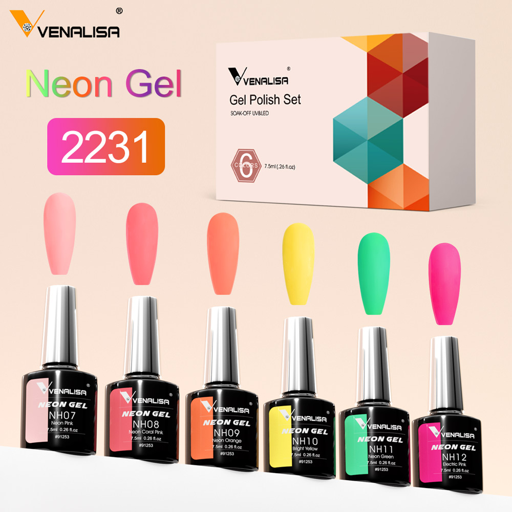 VENALISA Kit Cat Kuku Gel Neon - Resin Art Training ulasan dan harga