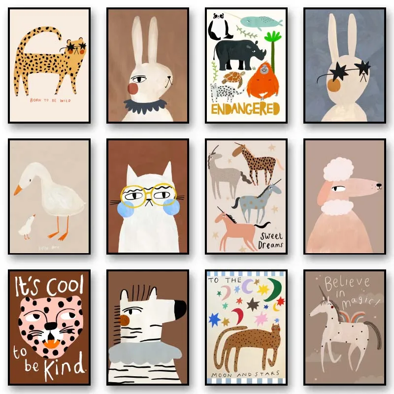 Poster Hewan Lucu dan Imut Kel - Resin Art Wall Decor ulasan dan harga