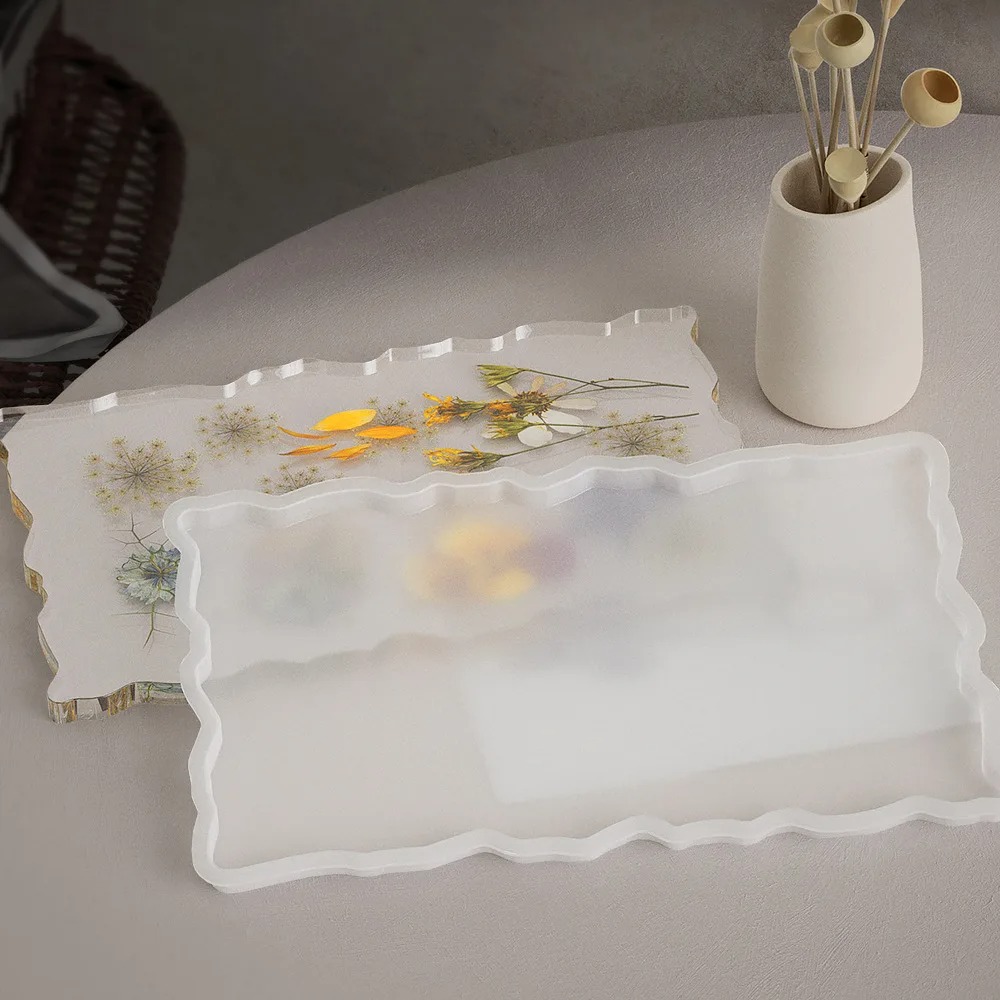 Baki Cetakan Silikon Resin Epo - Resin Art Tray ulasan dan harga