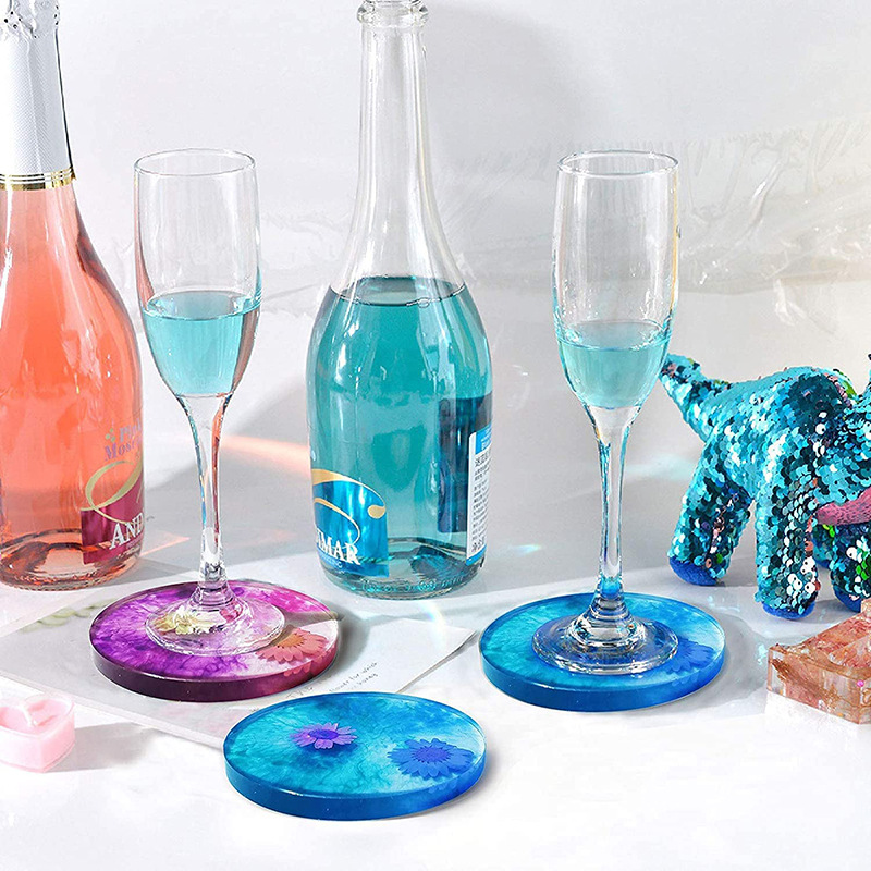 Cetakan silikon Coaster perseg - Resin Art Tray ulasan dan harga