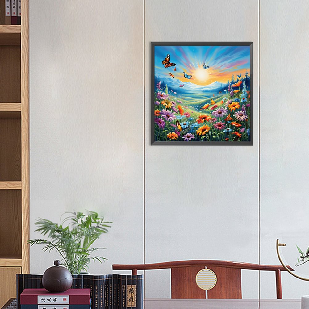 Lukisan Berlian Keluarga Rusa  - Resin Art Flower ulasan dan harga
